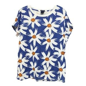 Architect Boxy Short Sleeve Tee in White and Yellow